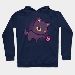 Cat Hates Mugs Hoodie